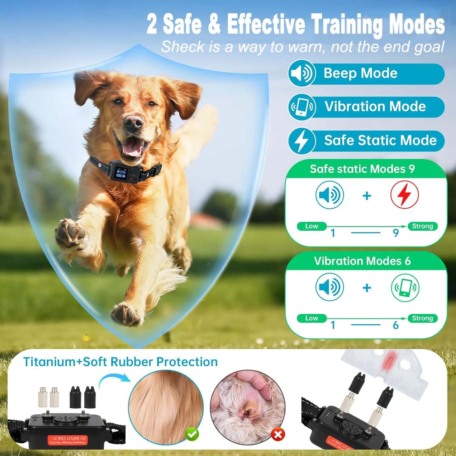 Ultimate GPS Wireless Dog Fence: Ensure Your Pup's Safety with Our Waterproof, Rechargeable Electric Collar Featuring 3 Customizable Training Modes for Outdoor Adventures!