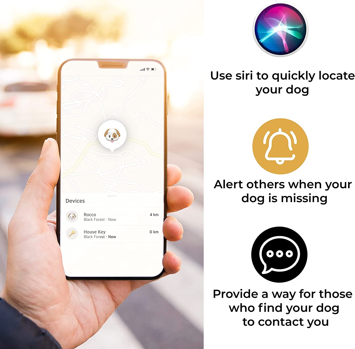 Pup Culture Airtag Dog Collar - Securely Track Your Pet with Durable Airtag Holder for Dogs and Cats